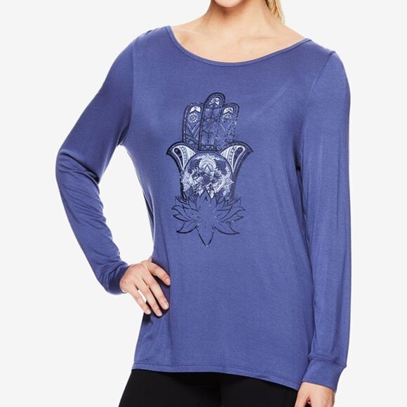 ✨ Gaiam Do what makes you happy yoga Tee✨ - Picture 1 of 6
